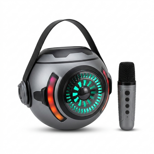 KaraSound™ – Parlante Karaoke Portátil con Micrófono Inalámbrico