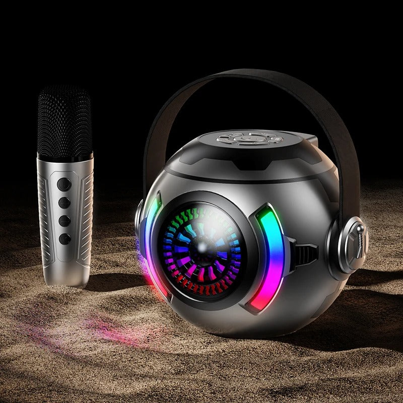 KaraSound™ – Parlante Karaoke Portátil con Micrófono Inalámbrico
